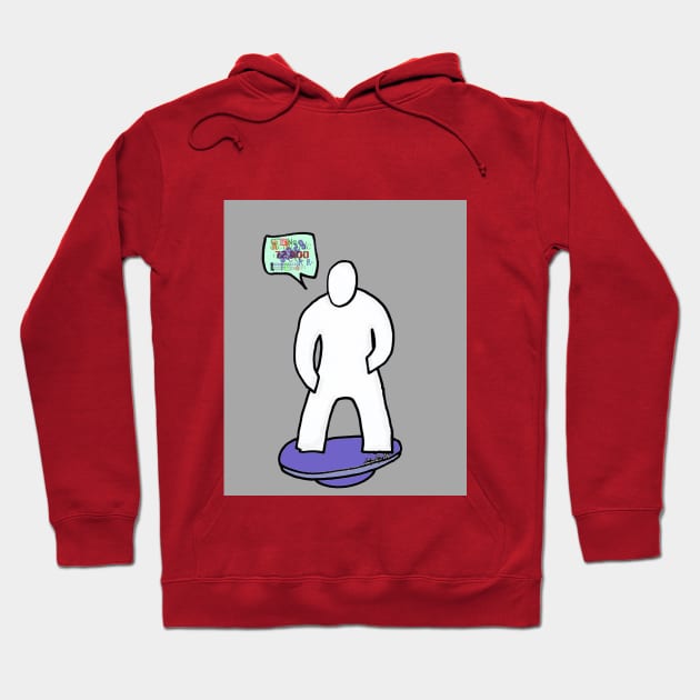 Logo Man Icon Speaking in Tongues Hoodie by AlephAlpha333